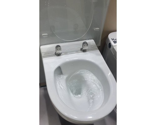 Унитаз beWash Bogen 88393201 подвесной Белый глянцевый с сиденьем Микролифт