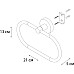 Кольцо для полотенец Fixsen Comfort Chrome FX-85011 Хром