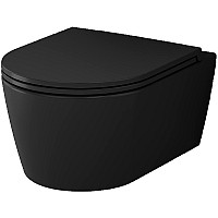 Унитаз AM.PM Func FlashClean C8F1700MBSC подвесной Черный матовый с сиденьем Микролифт