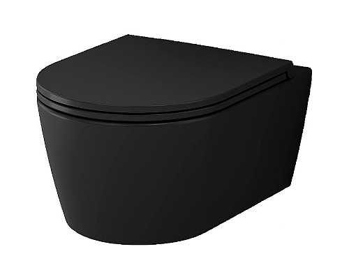 Унитаз AM.PM Func FlashClean C8F1700MBSC подвесной Черный матовый с сиденьем Микролифт