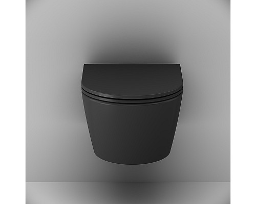 Унитаз AM.PM Func FlashClean C8F1700MBSC подвесной Черный матовый с сиденьем Микролифт
