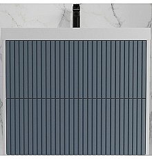 Тумба под раковину Style Line Стокгольм 70 ЛС-00002312 подвесная Графит софт