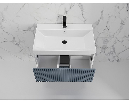 Тумба под раковину Style Line Стокгольм 70 ЛС-00002312 подвесная Графит софт