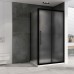 Душевой уголок Abber Schwarzer Diamant 110x100 профиль Черный стекло матовое