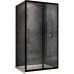 Душевой уголок Abber Schwarzer Diamant 170x60 профиль Черный стекло прозрачное
