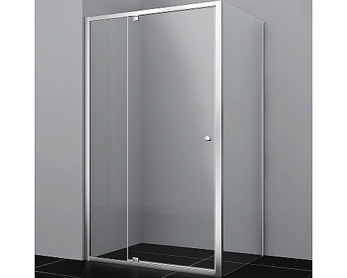 Душевой уголок WasserKRAFT Aula 110х90 11P15 профиль Хром стекло прозрачное