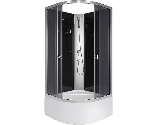 Душевая кабина Niagara Eco 90x90 E90/40/TN/BK без гидромассажа