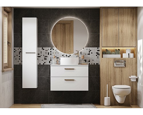 Зеркало Roca Luna 80 ZRU9307558 с подсветкой с сенсорным выключателем