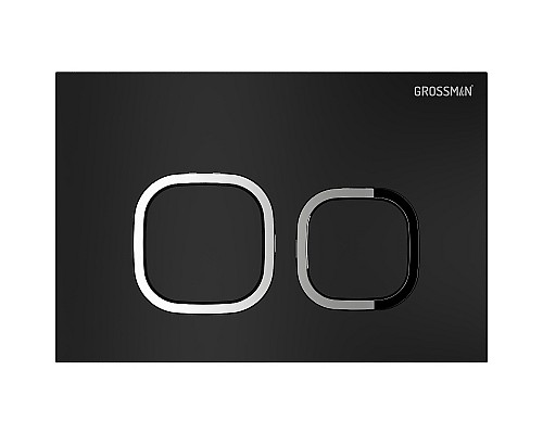 Клавиша смыва Grossman Cosmo 700.K31.02.210.210 Черная матовая