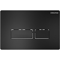Клавиша смыва Grossman Pragma 700.K31.03.210.210 Черная матовая
