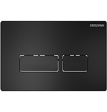 Клавиша смыва Grossman Pragma 700.K31.03.210.210 Черная матовая