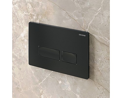 Клавиша смыва Grossman Pragma 700.K31.03.210.210 Черная матовая