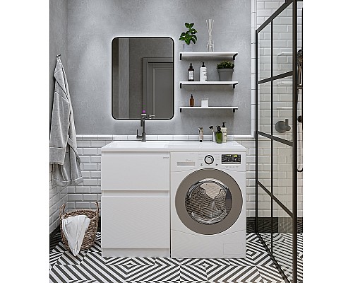 Тумба под раковину Grossman Марсал 120 121203 Белая