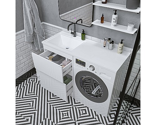 Тумба под раковину Grossman Марсал 120 121203 Белая