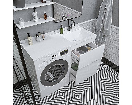 Тумба под раковину Grossman Марсал 120 121203 Белая