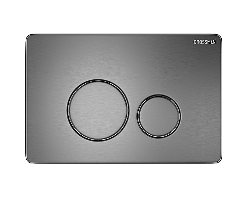 Клавиша смыва Grossman Style 700.K31.05.42M.42M Графит сатиновый