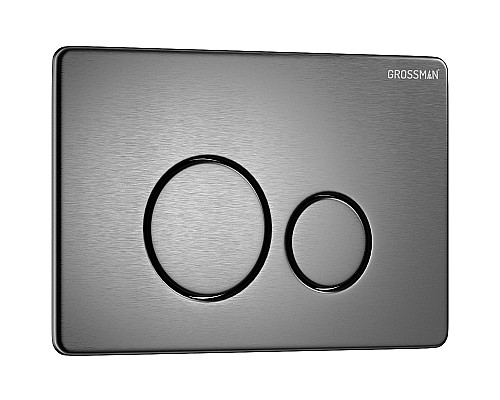 Клавиша смыва Grossman Style 700.K31.05.42M.42M Графит сатиновый