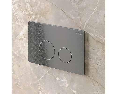 Клавиша смыва Grossman Style 700.K31.05.42M.42M Графит сатиновый