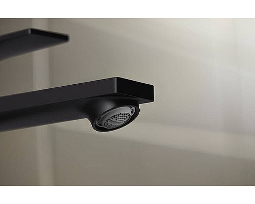 Смеситель для раковины Hansgrohe Rebris E 72553670 Черный матовый
