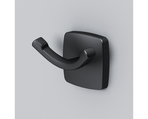 Комплект душевого уголка с душевой системой и аксессуарами AM.PM Gem 90x90 WK90EO профиль Черный матовый стекло прозрачное