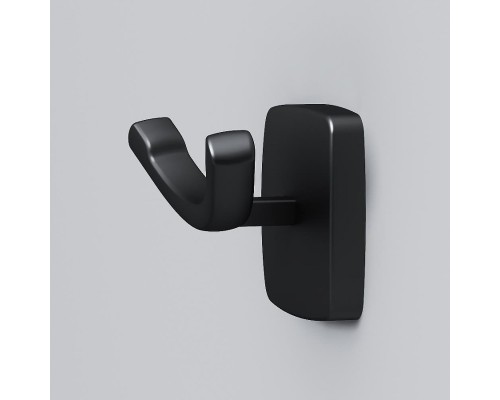 Комплект душевого уголка с душевой системой и аксессуарами AM.PM Gem 90x90 WK90EO профиль Черный матовый стекло прозрачное