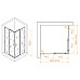 Душевой уголок RGW Passage PA-030B 90x90 3508103099-14 профиль Черный стекло прозрачное