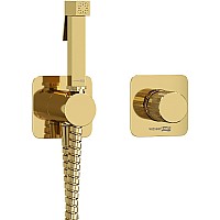 Гигиенический душ со смесителем WasserKRAFT Ems A7651.280.238.216 Золото глянцевое