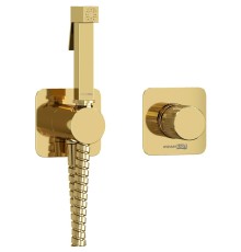 Гигиенический душ со смесителем WasserKRAFT Ems A7651.280.238.216 Золото глянцевое