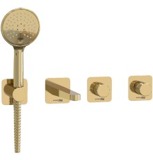 Смеситель для ванны WasserKRAFT Ems A7651.303.305.280.197.207 Золото глянцевое
