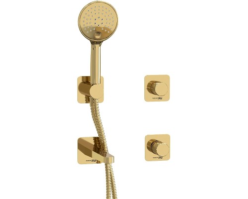 Смеситель для ванны WasserKRAFT Ems A7651.303.305.280.197.207 Золото глянцевое
