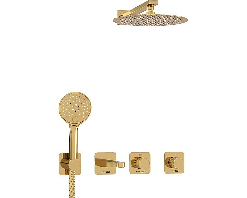 Душевая система WasserKRAFT Ems A7651.304.305.183.208.280.197.207 Золото глянцевое