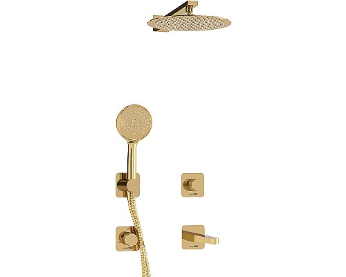 Душевая система WasserKRAFT Ems A7651.304.305.183.208.280.197.207 Золото глянцевое