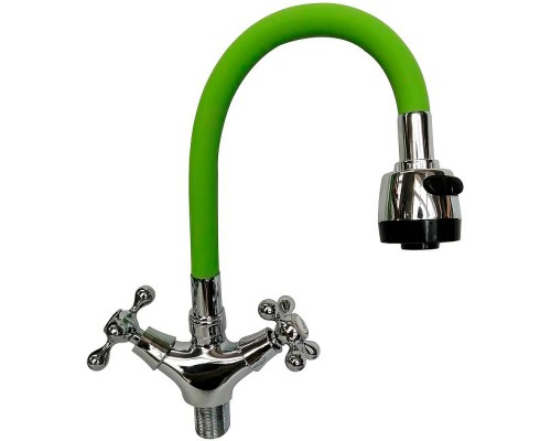 Смеситель для кухни D-Lin D153810-5T Хром Зеленый