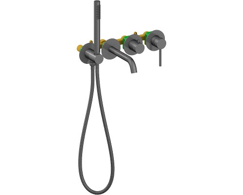 Смеситель для ванны Timo Saona 2314/18YSM Черное золото