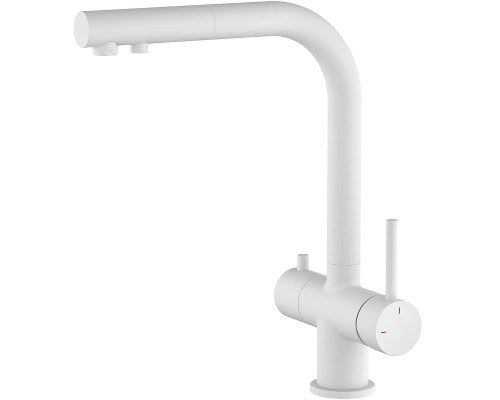 Смеситель для кухни Timo Saona 2356/16FL Белый матовый