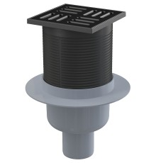 Душевой трап Alcaplast с Черной матовой решеткой