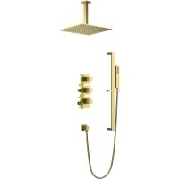 Душевая система Timo Selene SX-2229/17SM с термостатом Золото матовое