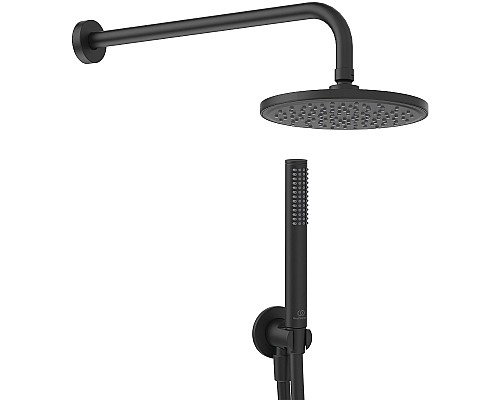 Комплект верхнего и ручного душа Ideal Standard Ideal Rain BD389XG Silk Black