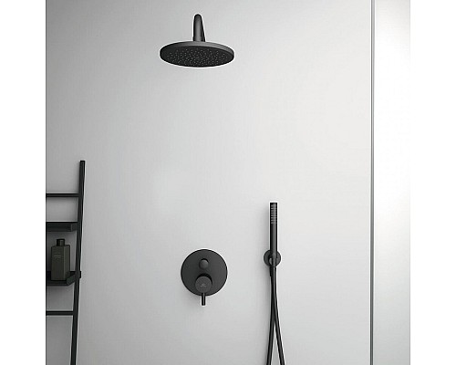 Комплект верхнего и ручного душа Ideal Standard Ideal Rain BD389XG Silk Black