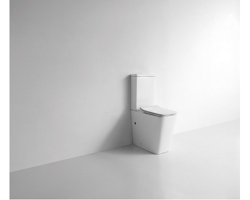 Унитаз компакт CeramaLux TR2170 с бачком и сиденьем Микролифт