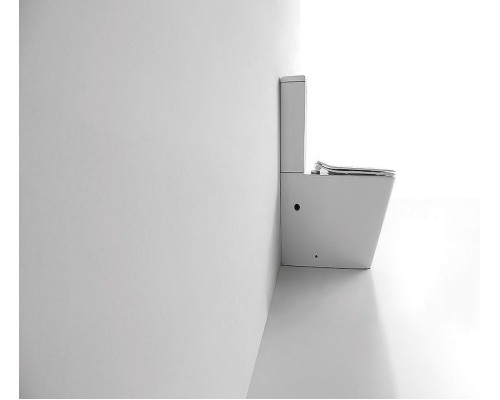 Унитаз компакт CeramaLux TR2170 с бачком и сиденьем Микролифт