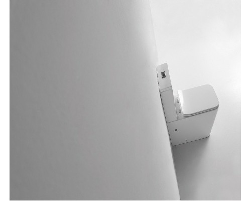 Унитаз компакт CeramaLux TR2170 с бачком и сиденьем Микролифт