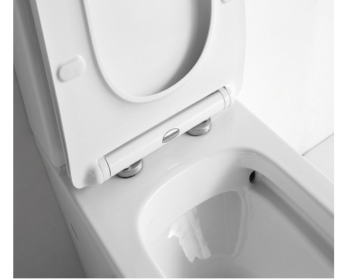 Унитаз компакт CeramaLux TR2170 с бачком и сиденьем Микролифт