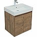 Тумба с раковиной Aquanet Nova Lite 60 302525 подвесная Дуб рустикальный