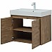 Тумба с раковиной Aquanet Nova Lite 75 302528 подвесная Дуб рустикальный