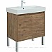 Тумба с раковиной Aquanet Nova Lite 75 302528 подвесная Дуб рустикальный