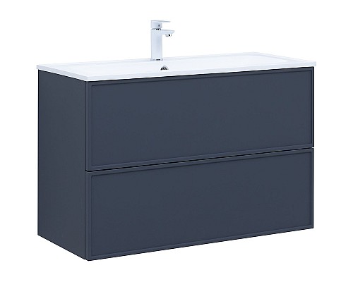 Тумба под раковину Aquanet Арт 100 313267 подвесная Маренго