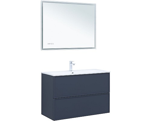 Тумба под раковину Aquanet Арт 100 313267 подвесная Маренго