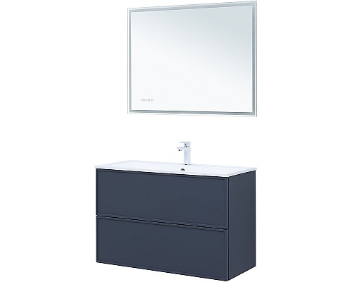 Тумба под раковину Aquanet Арт 100 313267 подвесная Маренго