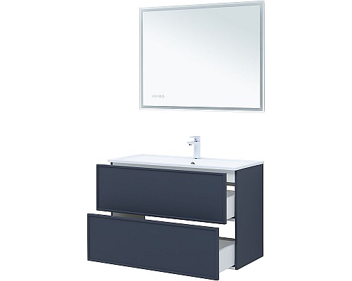 Тумба под раковину Aquanet Арт 100 313267 подвесная Маренго